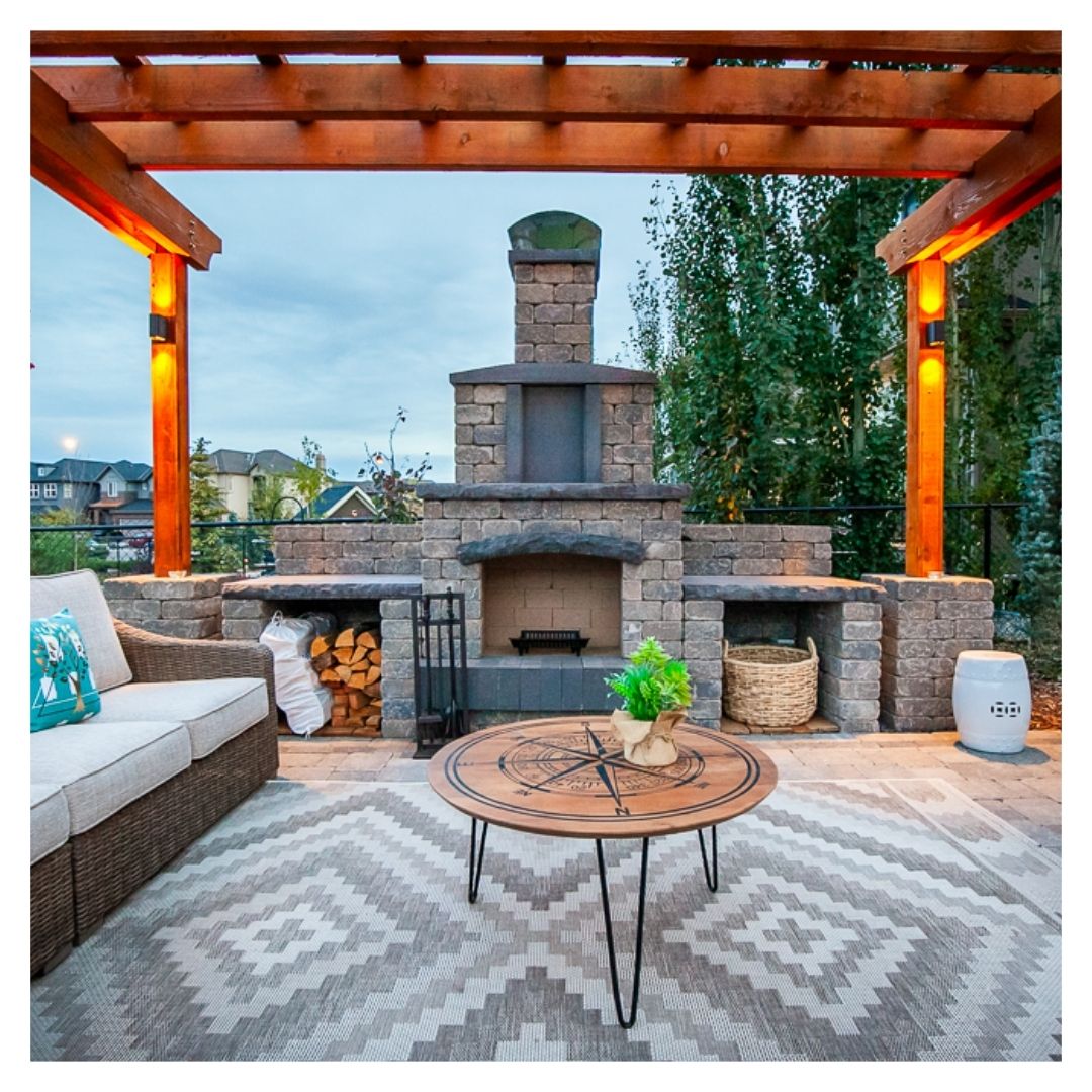 outdoor living space